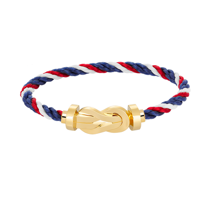 [ECHO ]CHANCE LARGE 8 FIGURE BUCKLE NO DIAMOND BRACELET GOLD