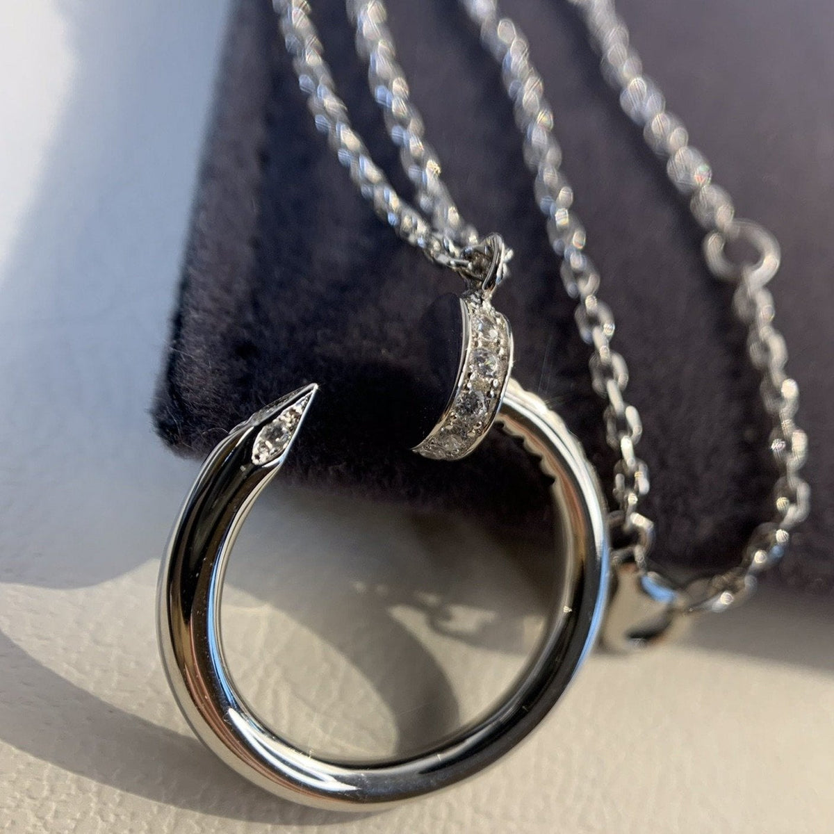 [ECHO ]JUSTE NECKLACE SILVER