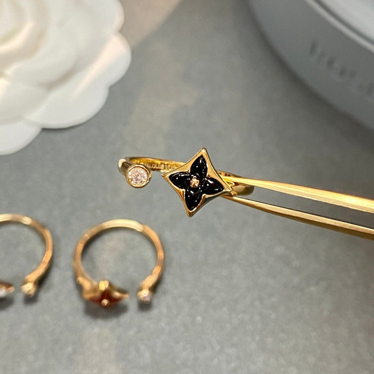 [ECHO ]STAR 1 DIAMOND OPEN RING
