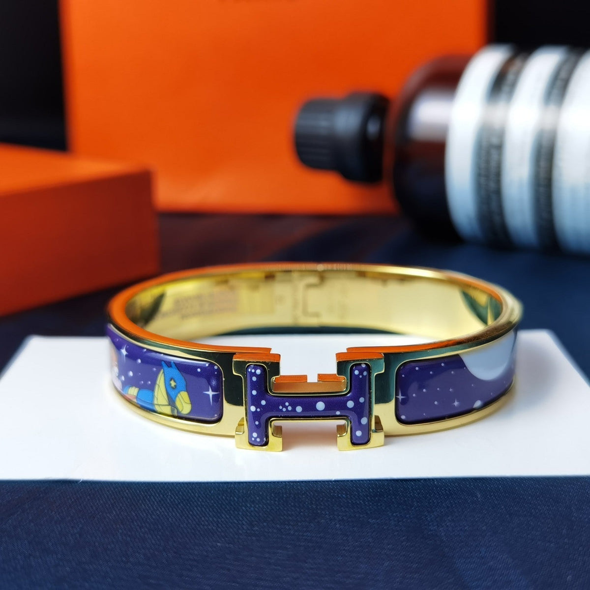 [ECHO ]H STAR AND MOON BRACELET 12MM