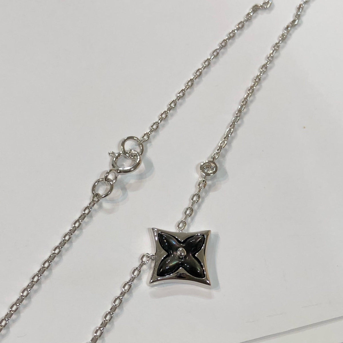 [ECHO ]STAR BLACK MOP NECKLACE