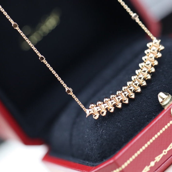 [ECHO ]NAIL-ENCRUSTED DIAMOND NECKLACE