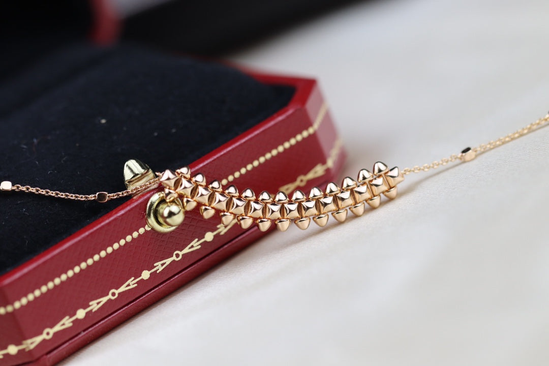 [ECHO ]NAIL-ENCRUSTED DIAMOND NECKLACE