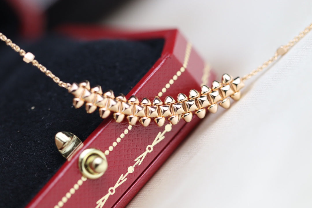 [ECHO ]NAIL-ENCRUSTED DIAMOND NECKLACE
