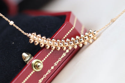 [ECHO ]NAIL-ENCRUSTED DIAMOND NECKLACE