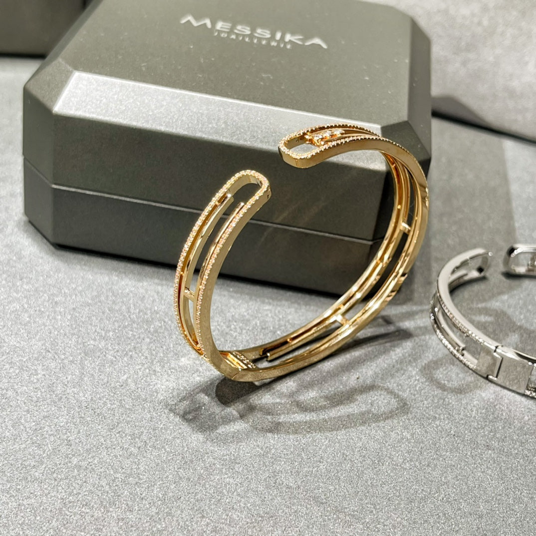 [ECHO]MOVE 10TH PAVED DIAMOND BRACELET