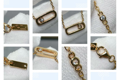 [ECHO]MOVE UNO DIAMOND NECKLACE
