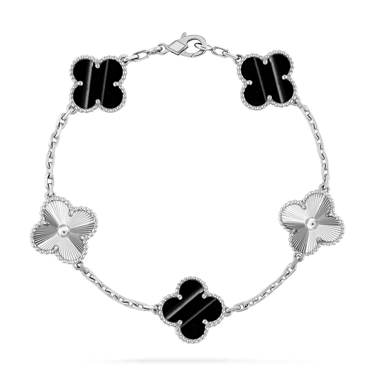 [ECHO ] CLOVER 5 MOTIF PULSAR STONE BRACELET COLLECTION