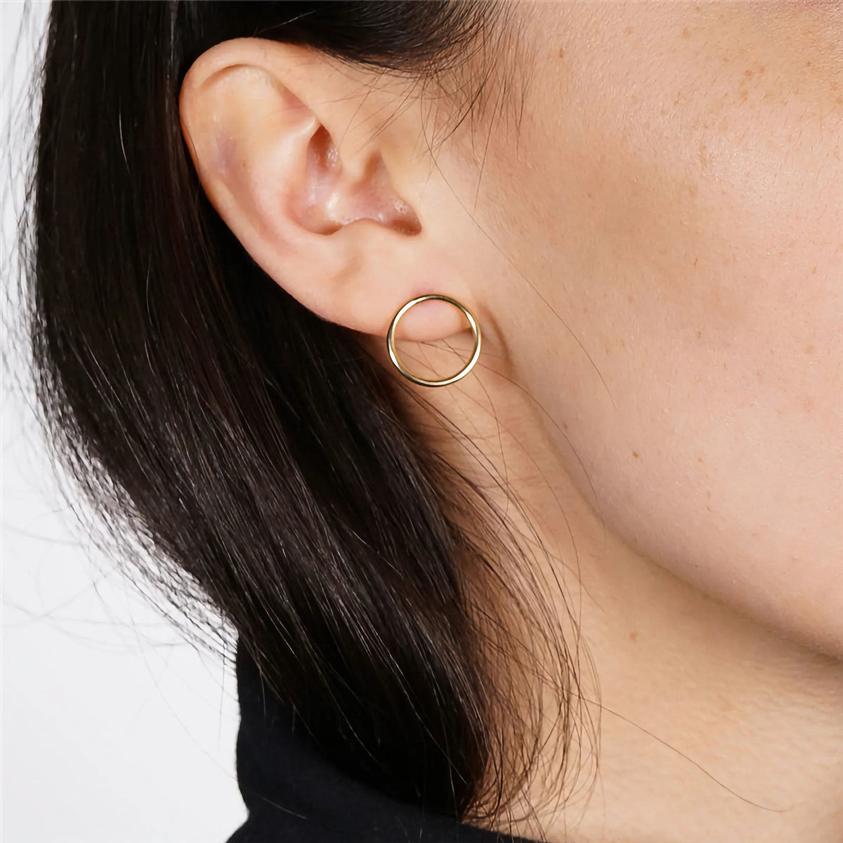 [Echo Fine]Aureole Gold Earrings