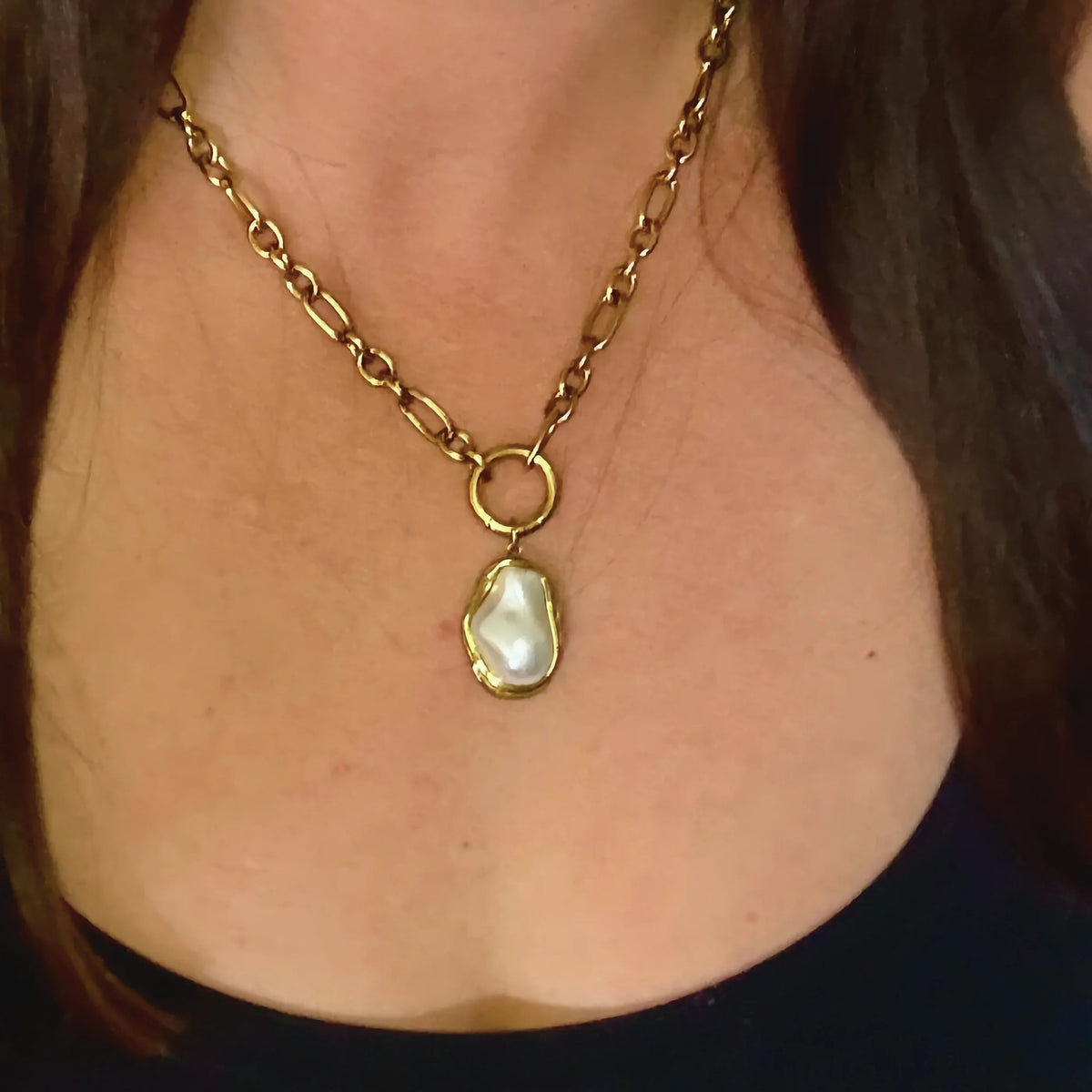 [Echo Fine]Shelby Mother Of Pearl Pendant