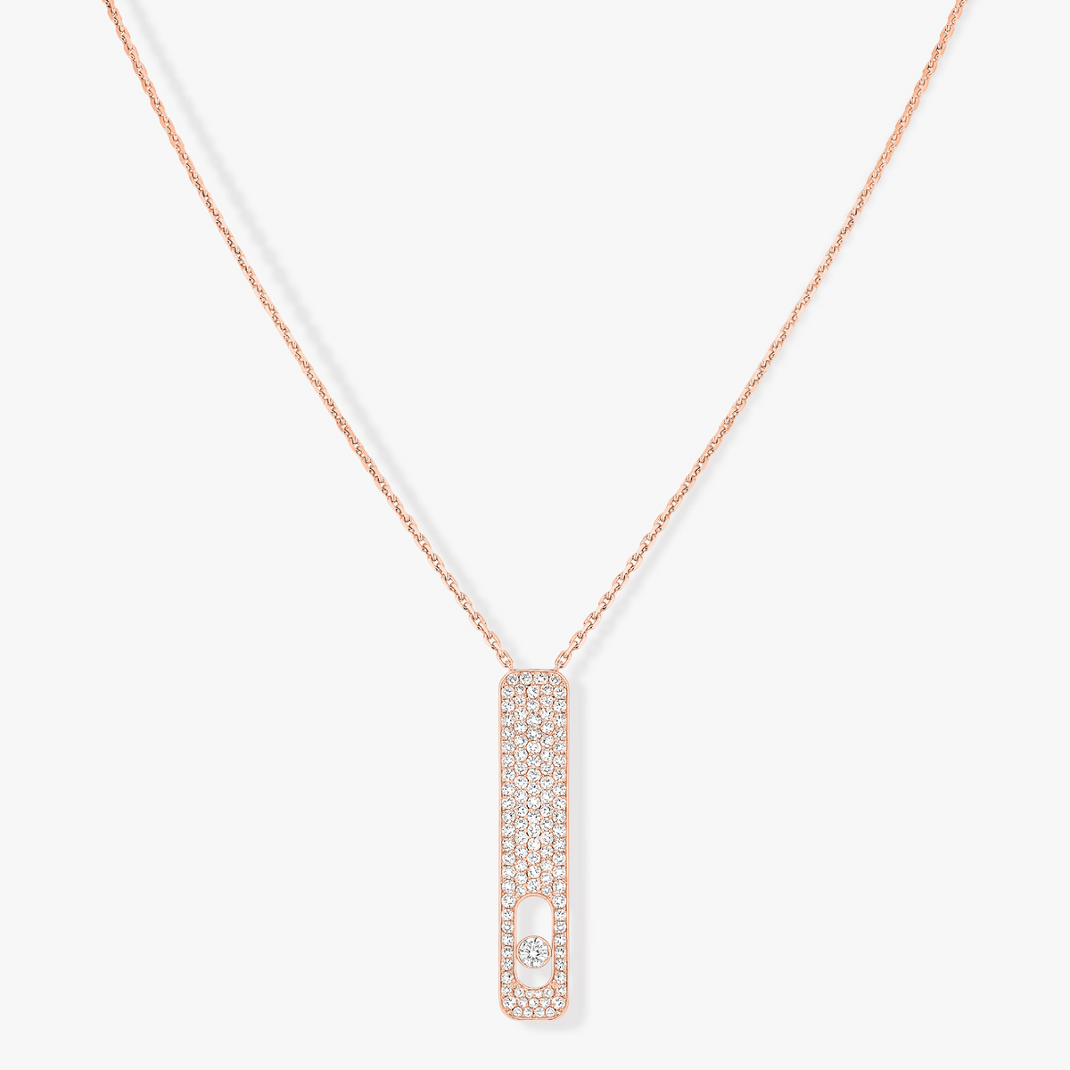 [ECHO]MY FIRST DIAMOND PAVED NECKLACE