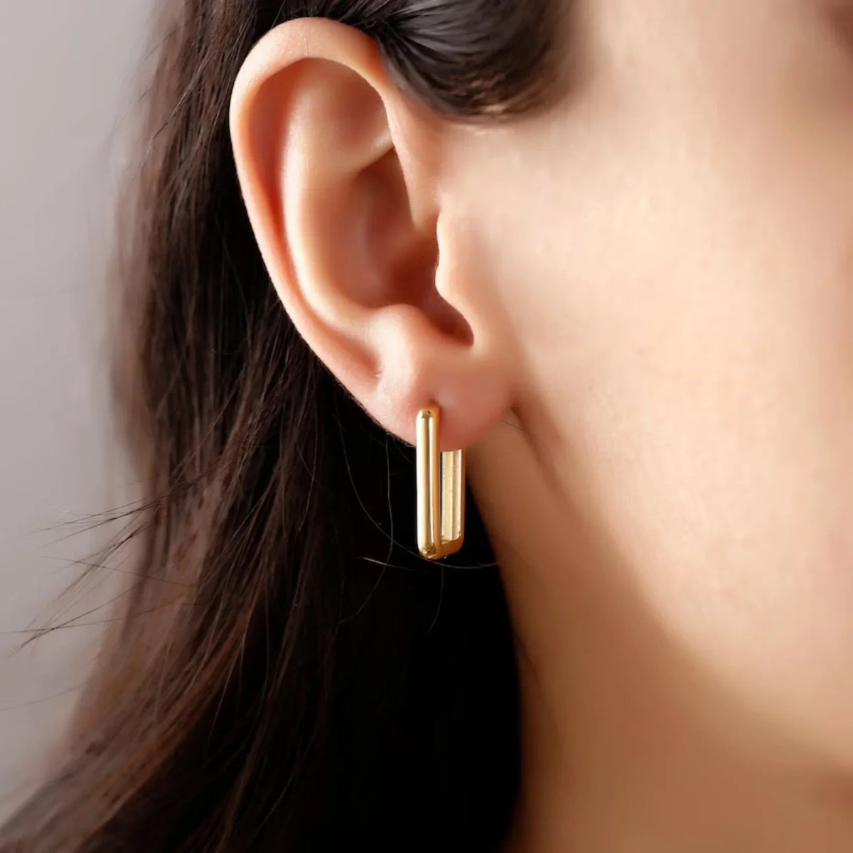 [Echo Fine]Ambrielle Gold U Hoops