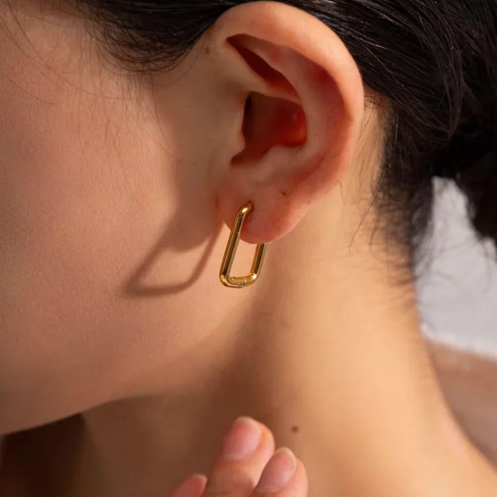 [Echo Fine]Ambrielle Gold U Hoops