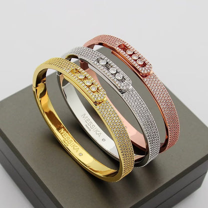 [ECHO]Move Noa Full Pavé Diamond Bangle Bracelet