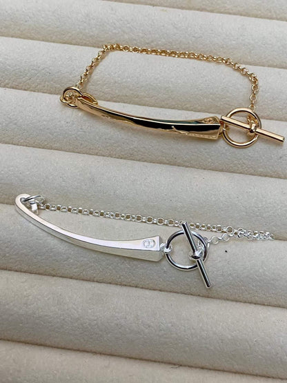 [ECHO ]CLOU DE FORGE BRACELET WITH SQUARE CONE STUDS