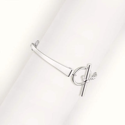 [ECHO ]CLOU DE FORGE BRACELET WITH SQUARE CONE STUDS