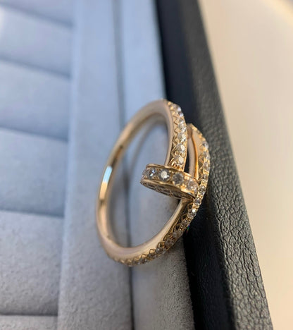 [ECHO ]JUSTE RING 1.8MM GOLD DIAMONDS