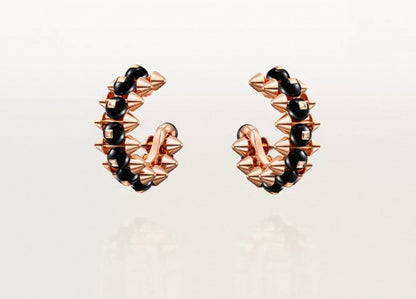 [ECHO ]CLASH COLLECTION AGATE CHALCEDONY STUD EARRINGS