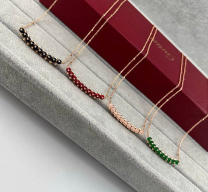 [ECHO ]CLASH COLLECTION AGATE CHALCEDONY STUD NECKLACE