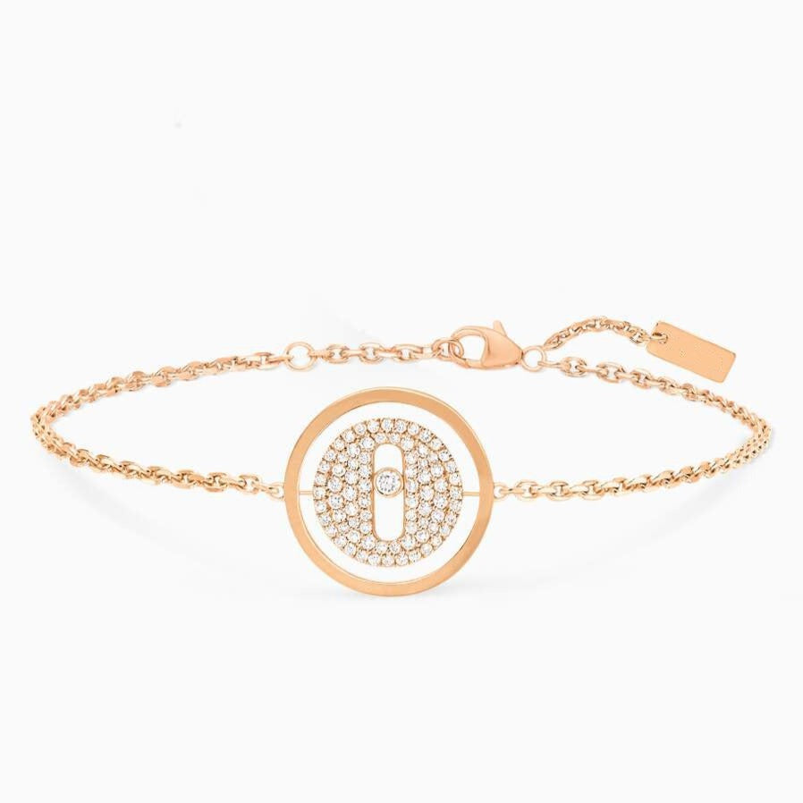 [ECHO]LUCKY MOVE DIAMOND PAVED BRACELET