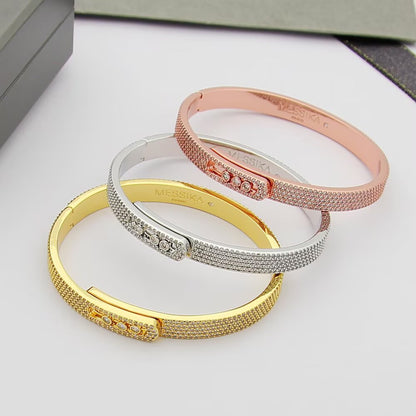 [ECHO]Move Noa Full Pavé Diamond Bangle Bracelet