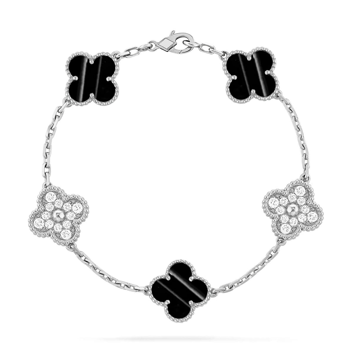 [ECHO ] CLOVER 5 MOTIF PULSAR STONE BRACELET COLLECTION