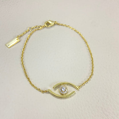 [ECHO]Lucky Eye Pave-Set Diamond Bracelet