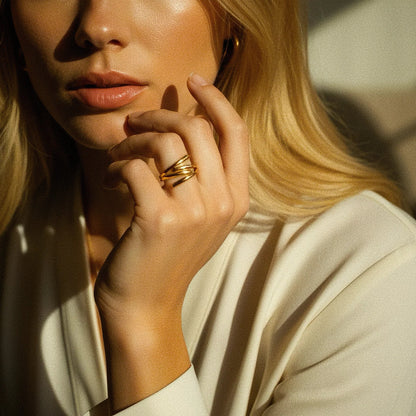 [Echo Fine]Shay Contemporary Gold Ring