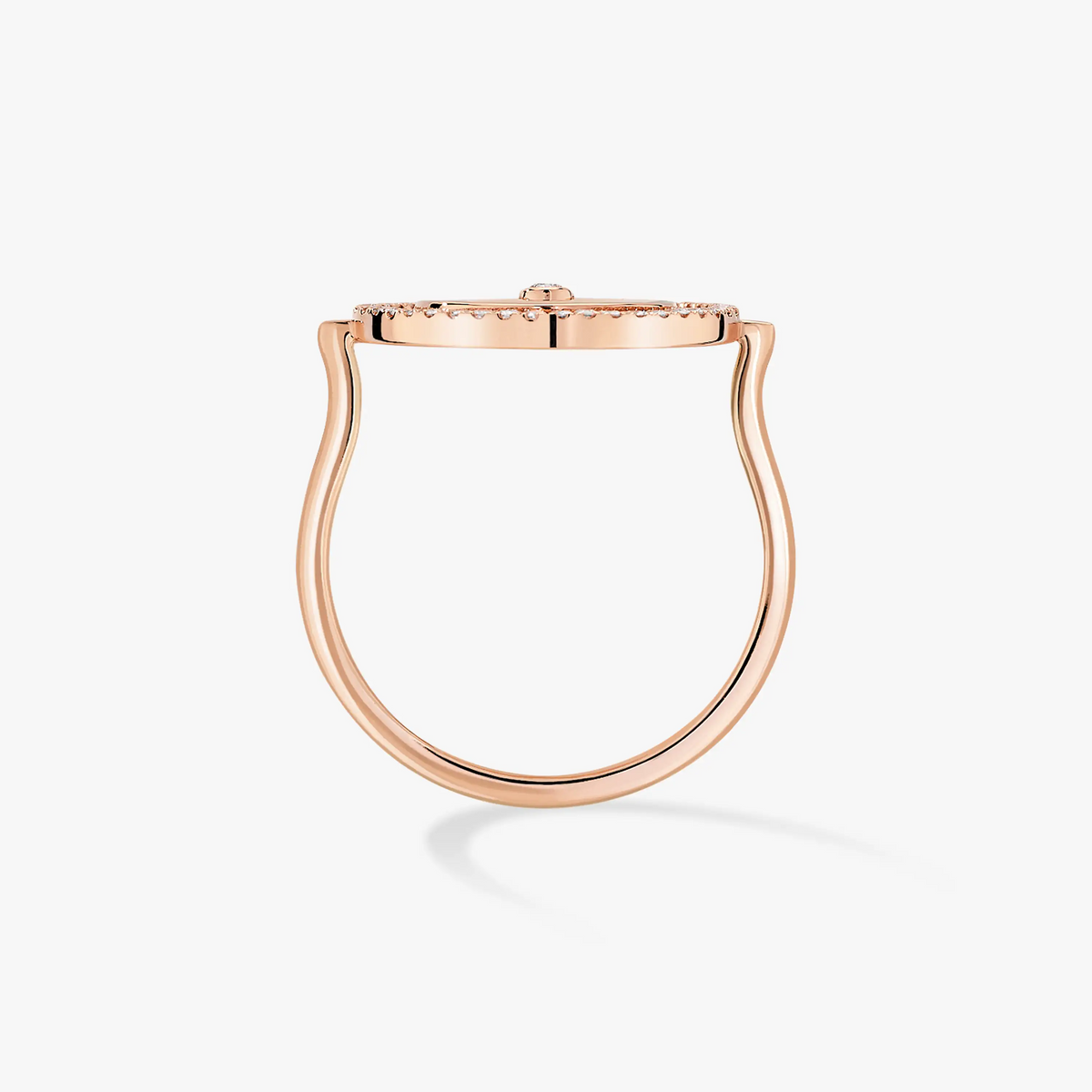 [ECHO]LUCKY MOVE PINK GOLD DIAMOND RING