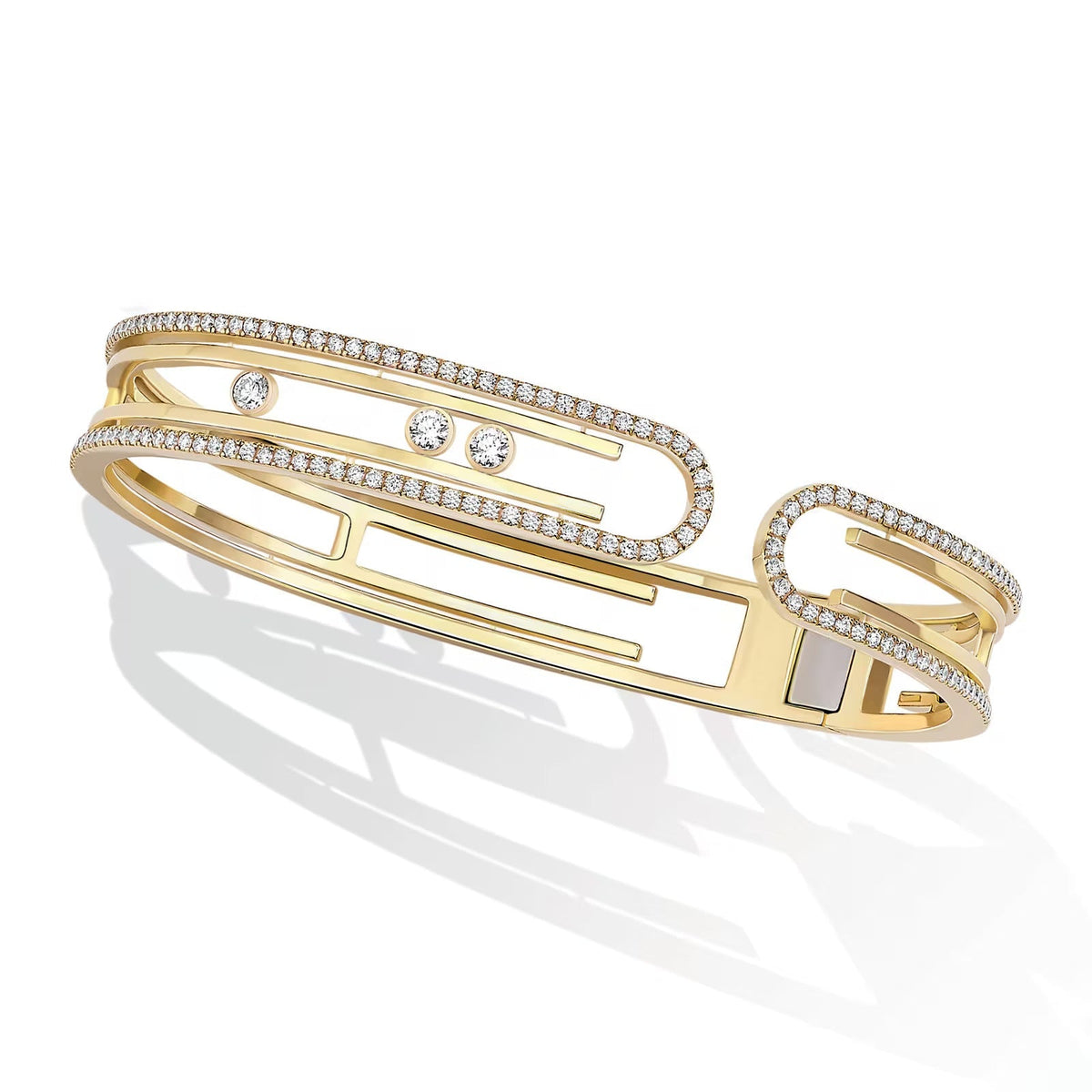 [ECHO]MOVE 10TH PAVED DIAMOND BRACELET