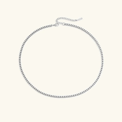 [Echo Fine]Danica Box Chain Gold Necklace