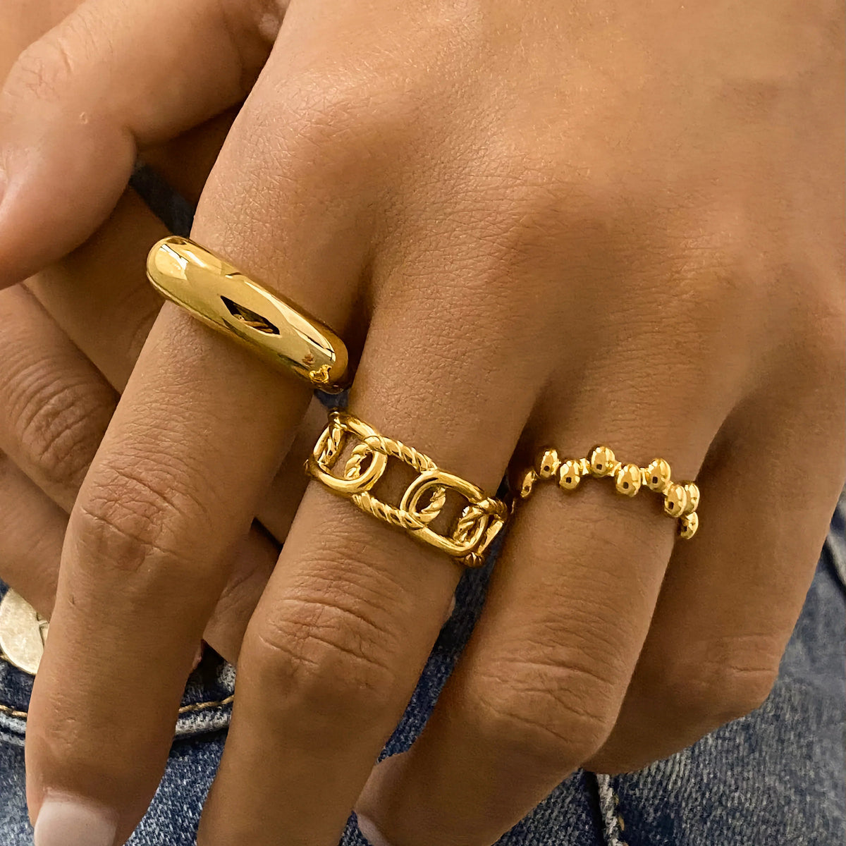 [Echo Fine]Emeline Gold Ring
