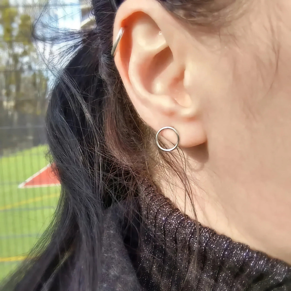 [Echo Fine]Aureole Gold Earrings