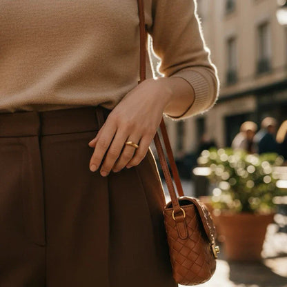 [Echo Fine]Lunaria Gold Wave Ring