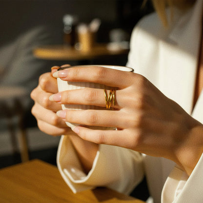 [Echo Fine]Shay Contemporary Gold Ring