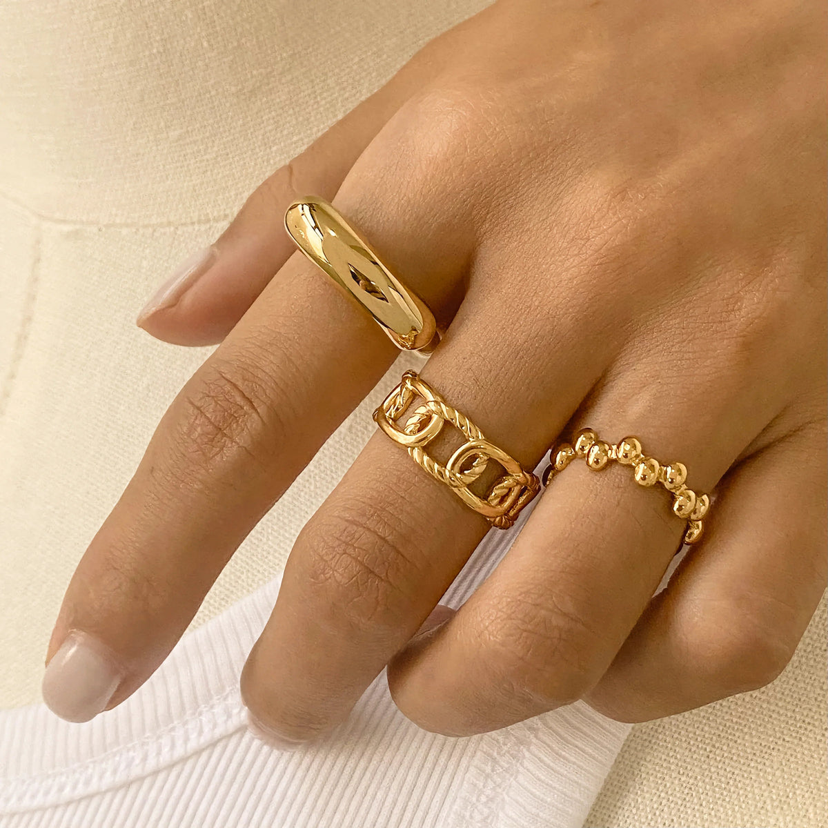 [Echo Fine]Emeline Gold Ring