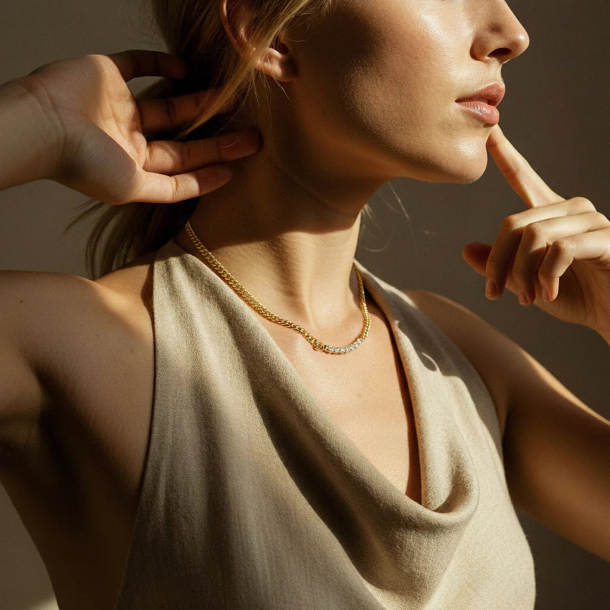 [Echo Fine]Maelle Diamond Necklace