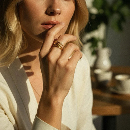 [Echo Fine]Shay Contemporary Gold Ring