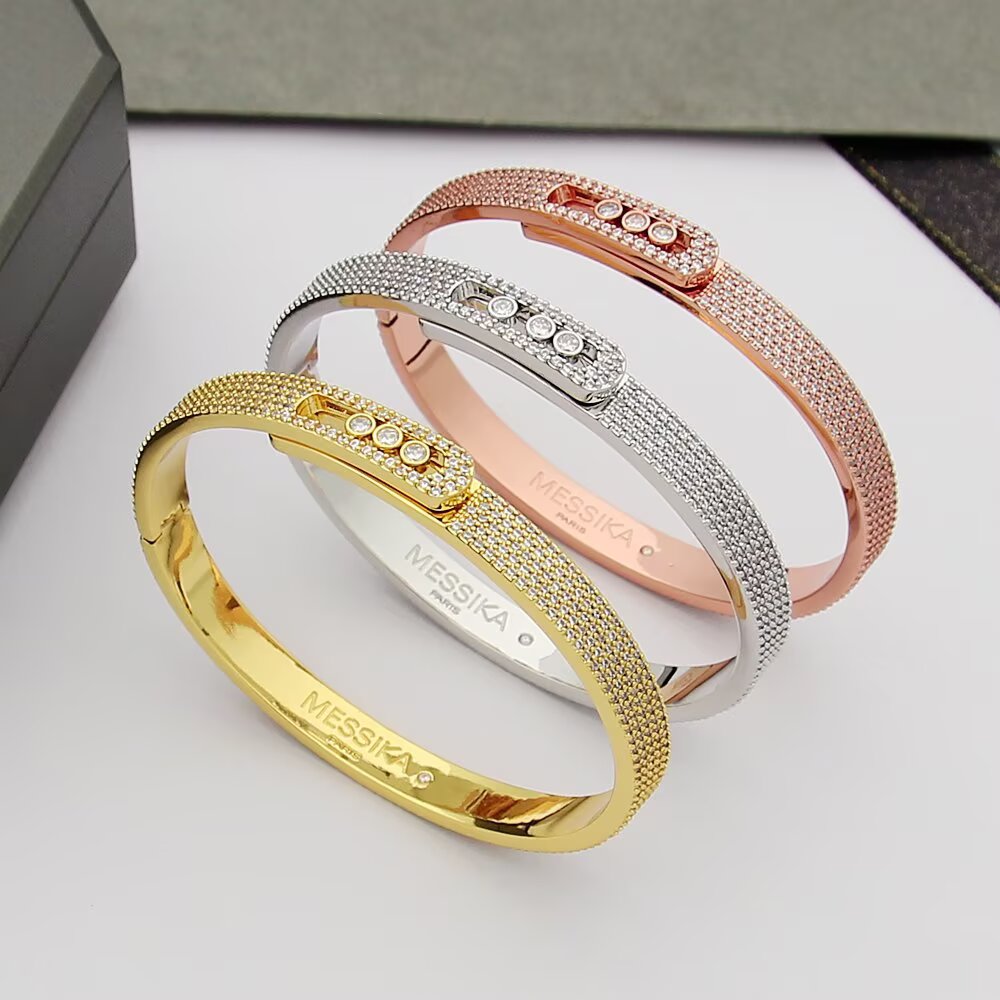 [ECHO]Move Noa Full Pavé Diamond Bangle Bracelet