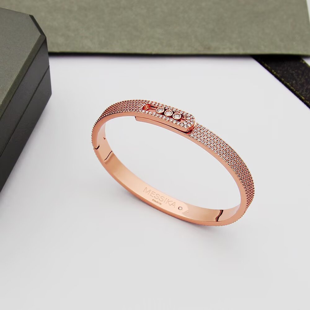 [ECHO]Move Noa Full Pavé Diamond Bangle Bracelet