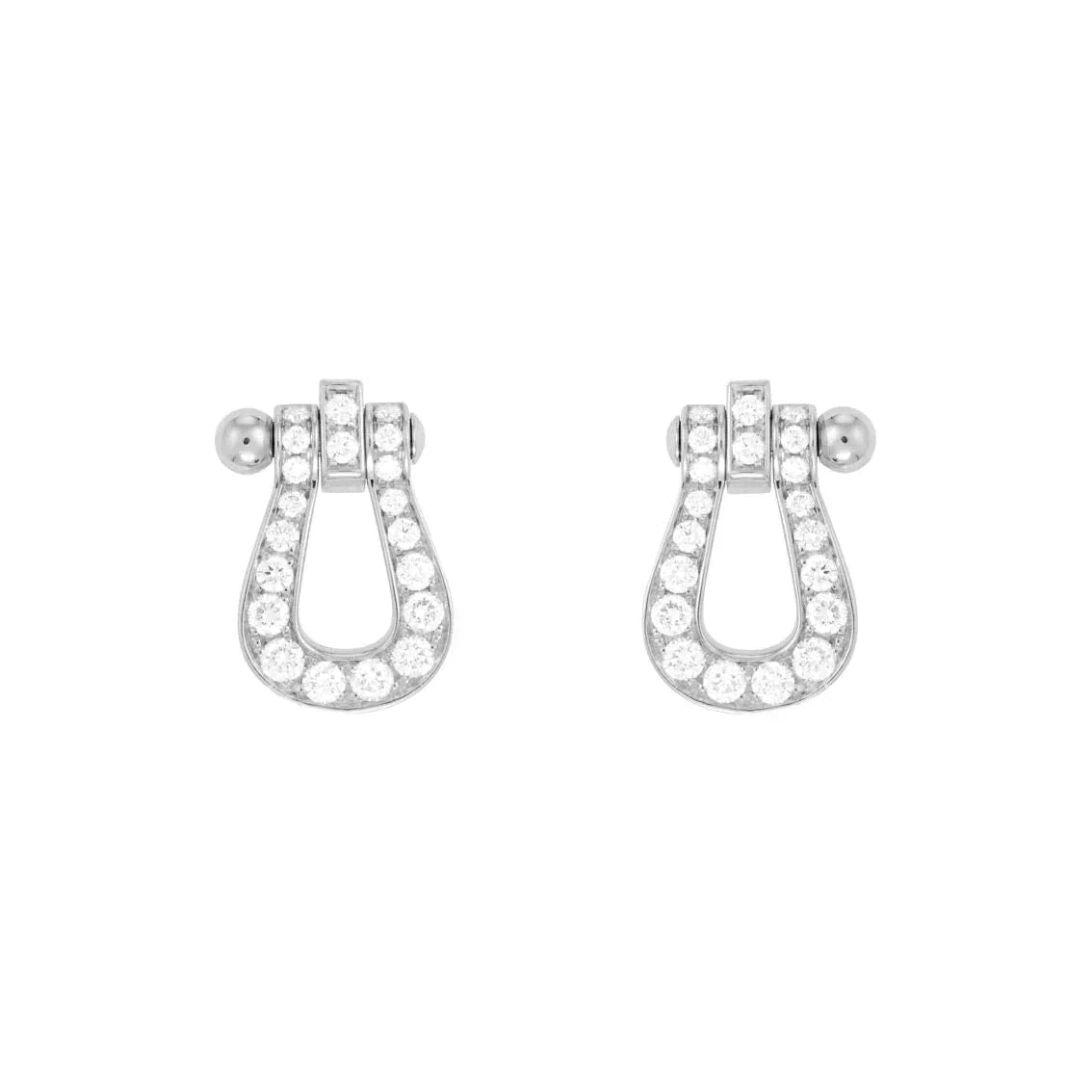 [ECHO ]FORCE 10 FULL DIAMOND STUD EARRINGS MINI MODEL