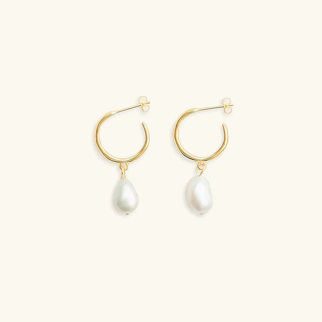 [Echo Fine]Asa Freshwater Pearl Earrings