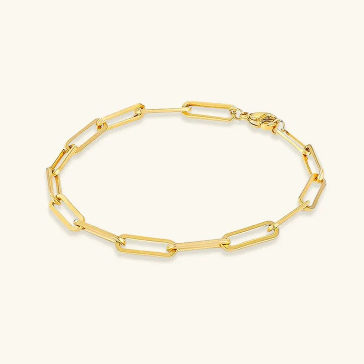 [Echo Fine]Eloise Gold Paperclip Bracelet