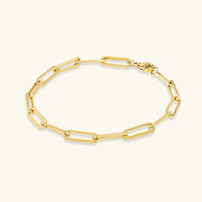 [Echo Fine]Eloise Gold Paperclip Bracelet