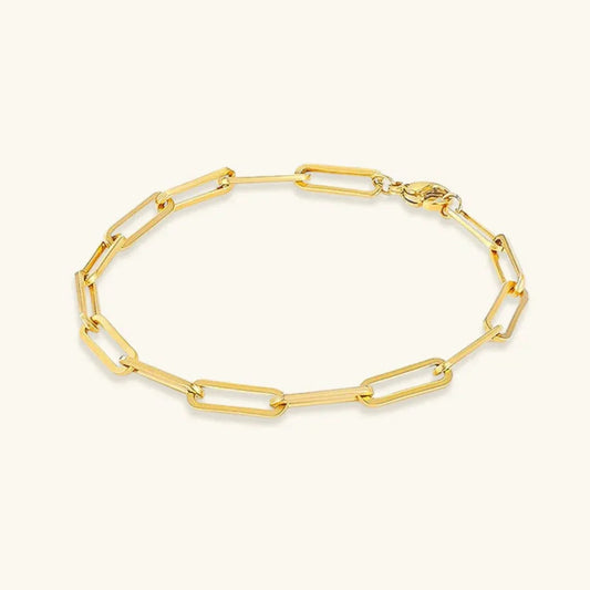 [Echo Fine]Eloise Gold Paperclip Bracelet