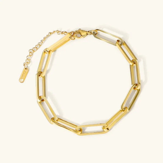 [Echo Fine]Asta Gold Paperclip Chain Bracelet