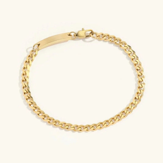 [Echo Fine]Rosemary Gold Chain Bracelet