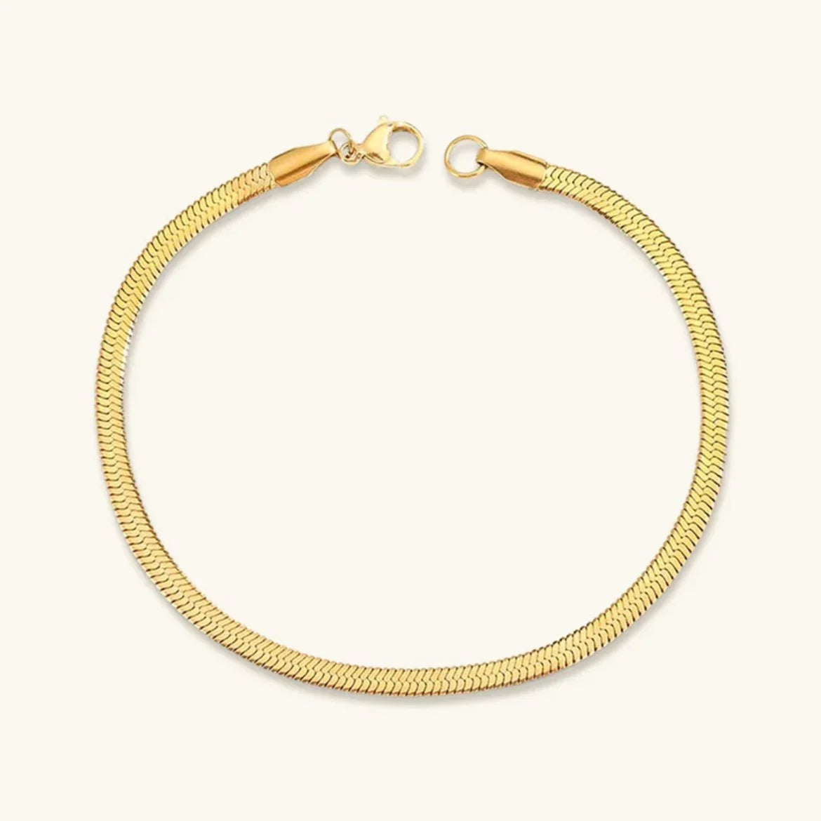 [Echo Fine]Vida Gold Herringbone Bracelet