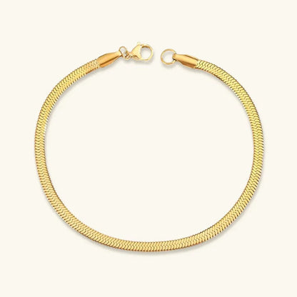[Echo Fine]Vida Gold Herringbone Bracelet
