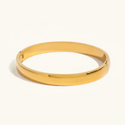 [Echo Fine]Melina Large Stacking Gold Bangle
